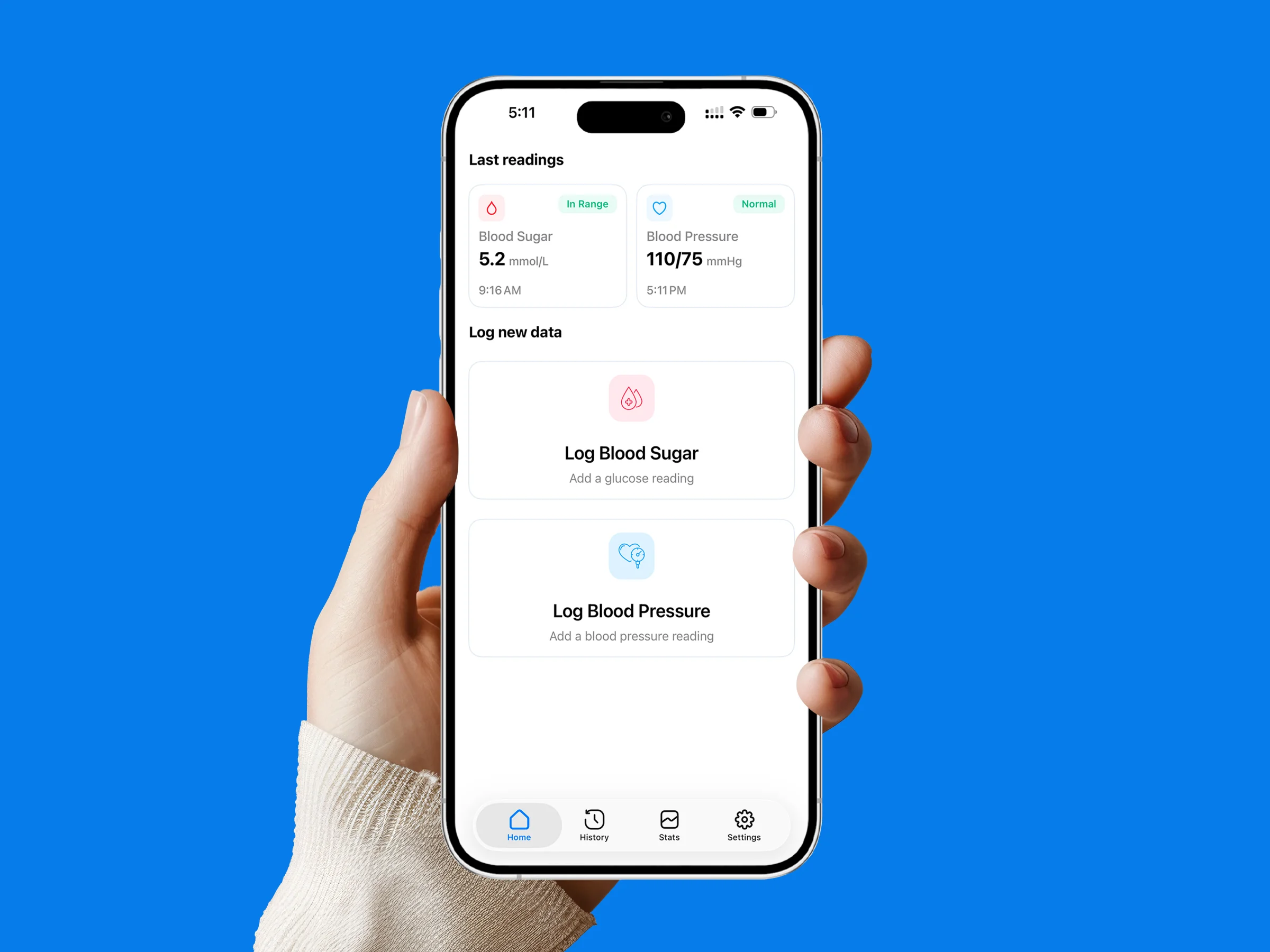 BioMon — app screens